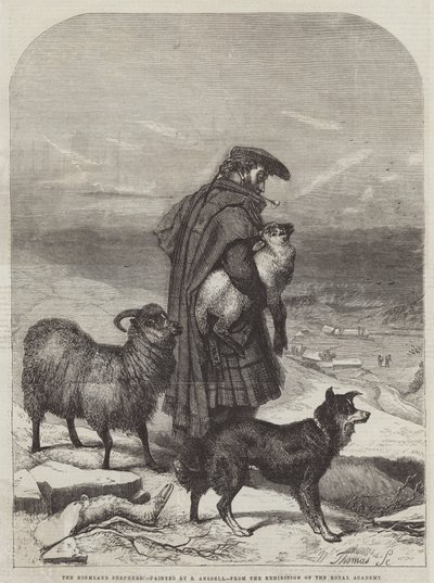 Le berger des Highlands - Richard Ansdell