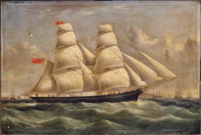 Une brigantine au large de Portsmouth - Richard B. Spencer