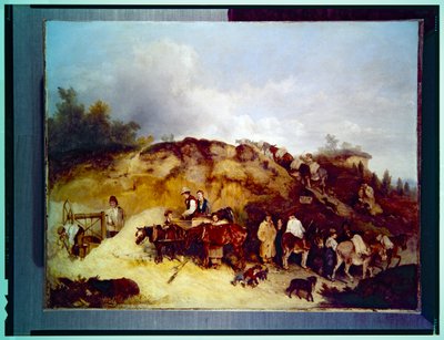 Gravières, une scène de la nature - Richard Barrett Davis