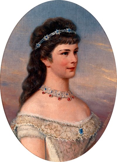 Portrait de Elisabeth de Wittelsbach (Sissi), impératrice d