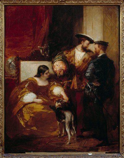 François Ier et la duchesse d