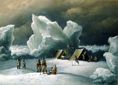 Le campement le plus au nord du capitaine Markham - Richard Bridges Beechey