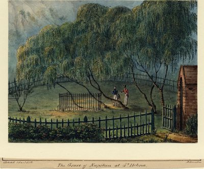 Lieu de sépulture de Napoléon à Sainte-Hélène, vers 1826 - Richard Brunton Lieutenant Colonel