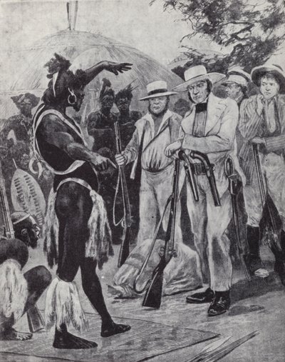 Francis Farewell de la Farewell Trading Company, fondateur de la colonie de Port Natal en Afrique du Sud - Richard Caton II (after) Woodville