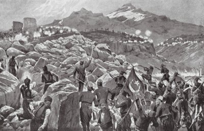 La rébellion crétoise contre les Turcs - Richard Caton II (after) Woodville