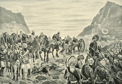 Attaque dans la Vallée de Kuram, 1901 - Richard Caton II Woodville