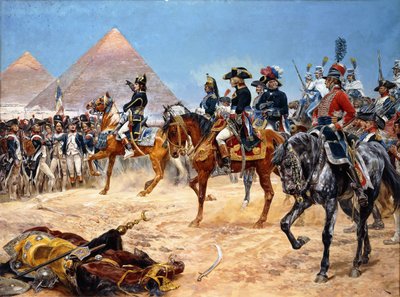 Bonaparte en Égypte, 21 juillet 1798, 1911 - Richard Caton II Woodville