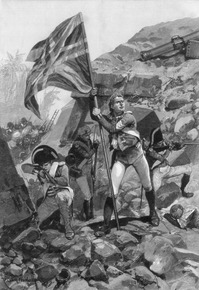 Brave conduite du sergent Graham, Bataille de Seringapatam, 1894 - Richard Caton II Woodville