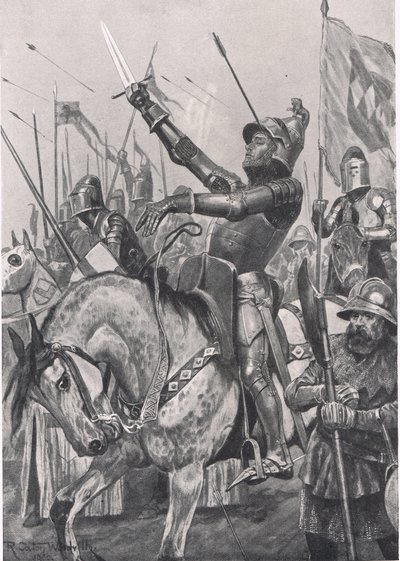 La mort de Henry Hotspur, 21 juillet 1403, illustration de 