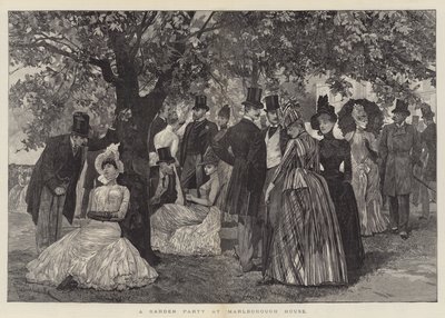 Une garden-party à Marlborough House - Richard Caton Woodville junior