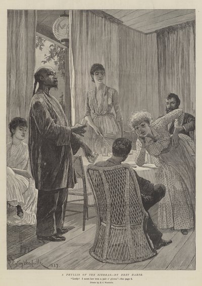 Une Phyllis des Sierras, par Bret Harte - Richard Caton Woodville junior