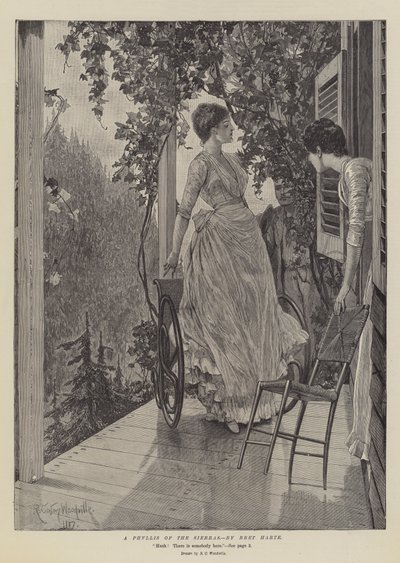 Une Phyllis des Sierras, par Bret Harte - Richard Caton Woodville junior