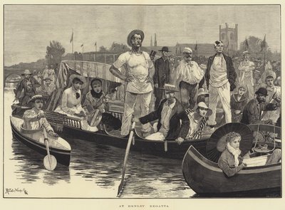 À la régate de Henley - Richard Caton Woodville junior
