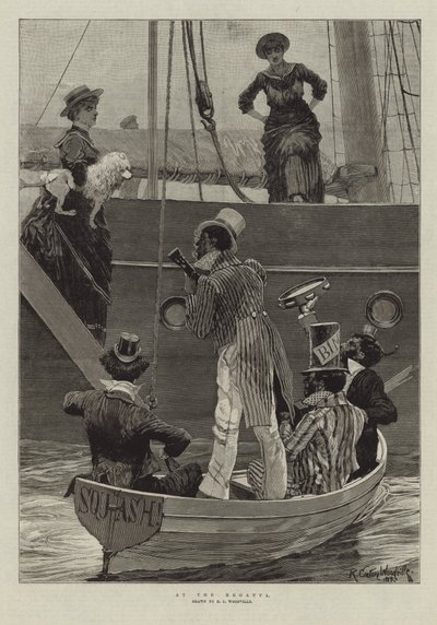 À la régate - Richard Caton Woodville junior