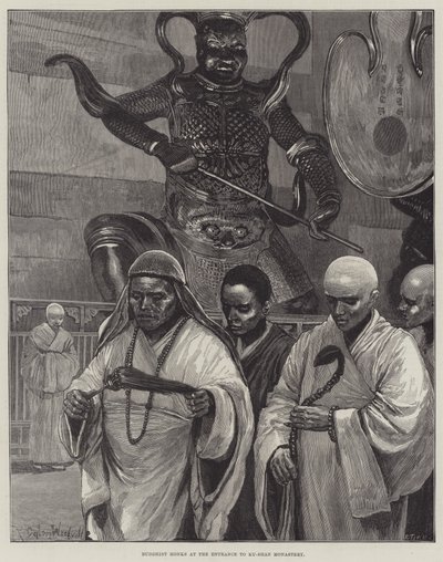 Moines bouddhistes à l