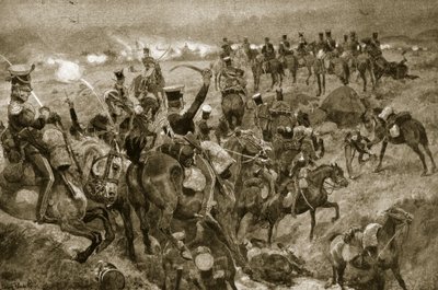 Charge des dragons à Talavera, illustration de 