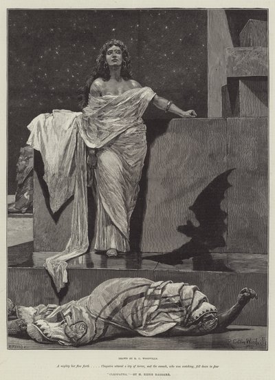 Cléopâtre, par H Rider Haggard - Richard Caton Woodville junior