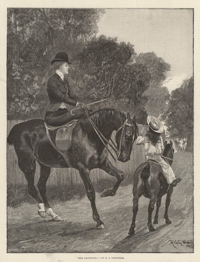 Son protecteur - Richard Caton Woodville junior