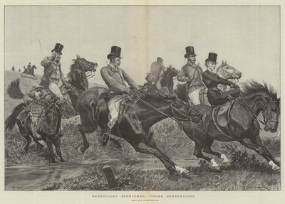 Sportifs Héréditaires, Trois Générations - Richard Caton Woodville junior