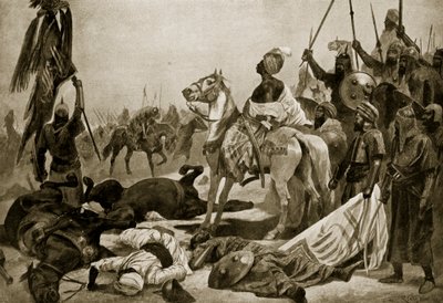 Hyder Ali à Conjeveram, 1780, illustration de 