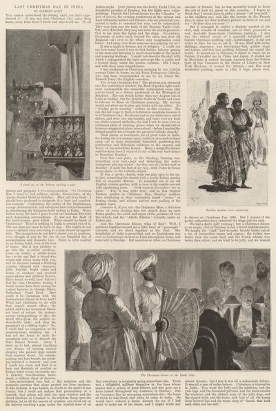 Le dernier jour de Noël en Inde - Richard Caton Woodville junior