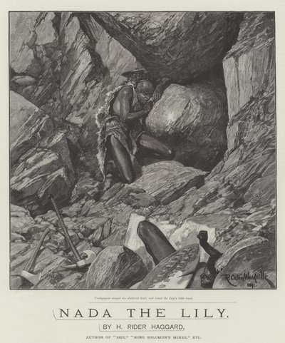 Nada la Lily, par H Rider Haggard - Richard Caton Woodville junior