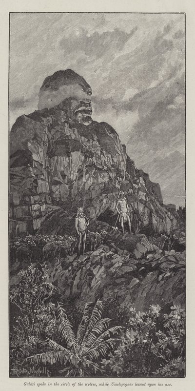 Nada la Lily, par H. Rider Haggard - Richard Caton Woodville junior