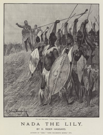 Nada la Lys, par H Rider Haggard - Richard Caton Woodville junior