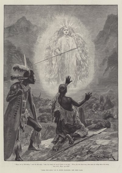 Nada la Lys, par H Rider Haggard - Richard Caton Woodville junior
