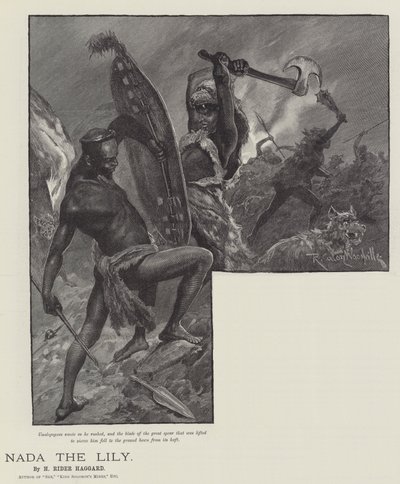 Nada la Lys, par H. Rider Haggard - Richard Caton Woodville junior