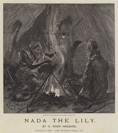 Nada la Lily, par H Rider Haggard - Richard Caton Woodville junior