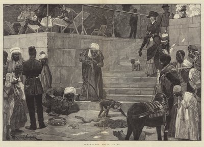 Hôtel Shepheard, Le Caire - Richard Caton Woodville junior