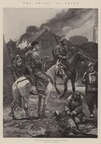 La crise en Chine - Richard Caton Woodville junior