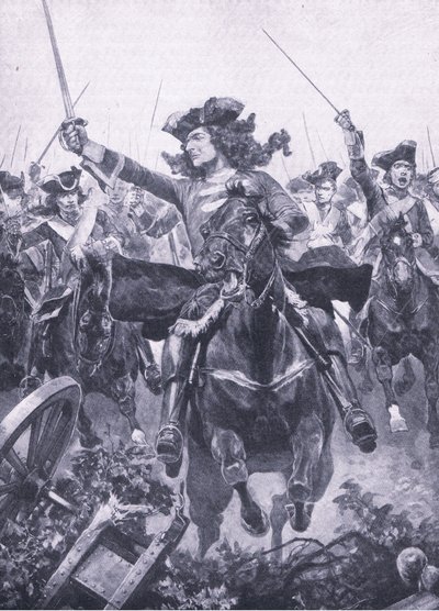 Le duc de Marlborough à la bataille d