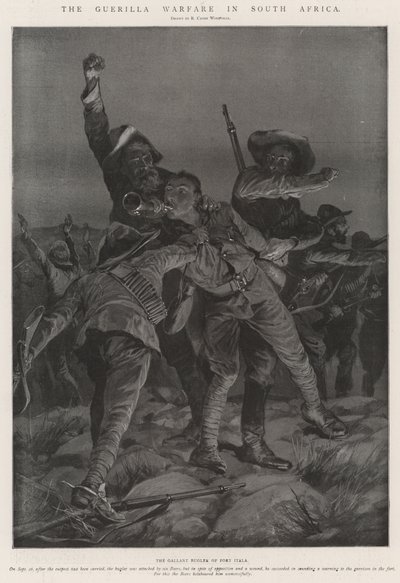 La guérilla en Afrique du Sud - Richard Caton Woodville junior
