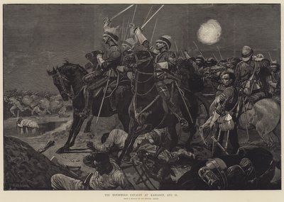 La cavalerie de la maison à Kassassin, 28 août - Richard Caton Woodville junior