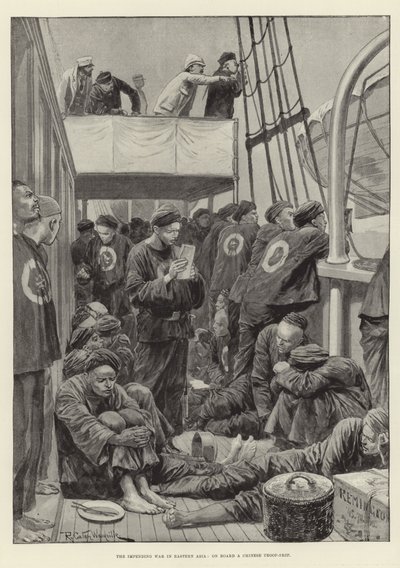 La guerre imminente en Asie orientale - Richard Caton Woodville junior