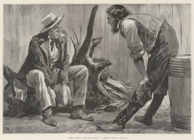 Le propriétaire du Big Flume Hotel, par Bret Harte - Richard Caton Woodville junior