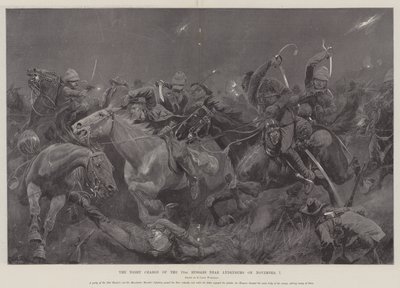 La charge nocturne des 19e Hussards près de Lydenburg le 7 novembre - Richard Caton Woodville junior