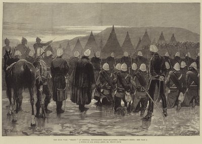 La guerre zouloue, prêt ! au quartier général du général Newdigate, Landman