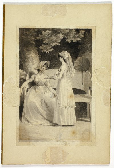 Deux Femmes dans un Jardin - Richard Corbould