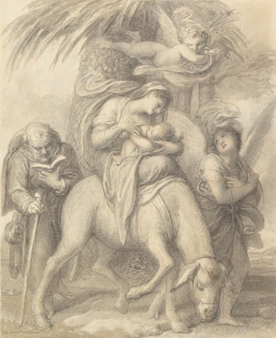 Fuite en Égypte - Richard Cosway
