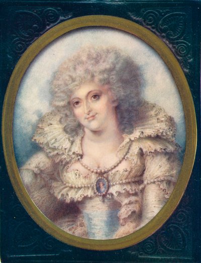 Mrs Fitzherbert, 1907. La compagne de longue date du futur roi George IV du Royaume-Uni - Richard Cosway