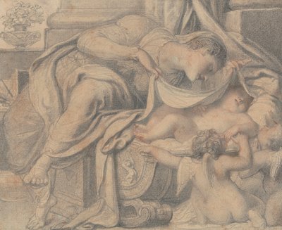 Vierge adorant le Christ endormi - Richard Cosway