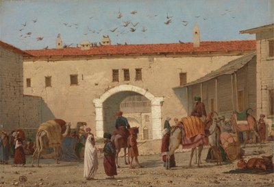 Caravansérail à Mylasa en Asie Mineure - Richard Dadd
