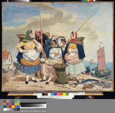 Marché aux poissons au bord de la mer - Richard Dadd