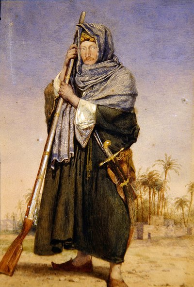 Portrait de Sir Thomas Phillips en tenue arabe - Richard Dadd