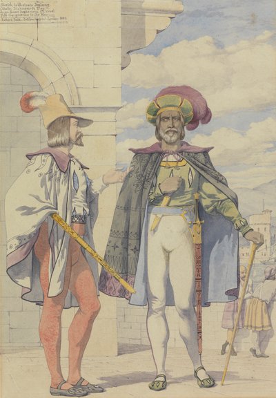 Esquisse pour les Passions : Jalousie - Richard Dadd