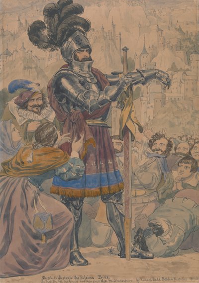 Esquisse pour les Passions: Orgueil - Richard Dadd