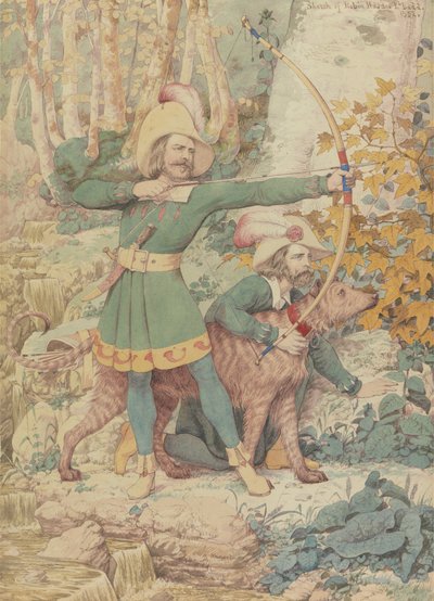 Croquis de Robin des Bois - Richard Dadd